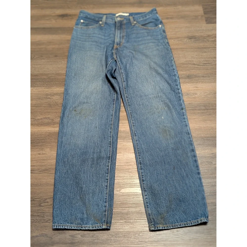 Levis‎ 94 Baggy Jeans Womens 29 Medium Wash Blue Denim Wide Leg 90s Style 32x31
